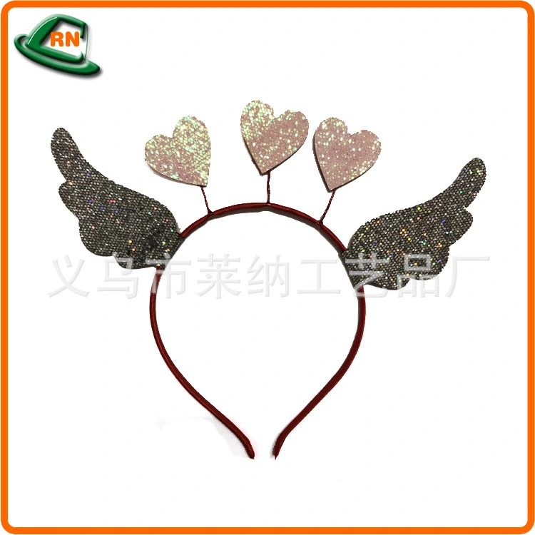 Valentine Headband Angel Wing Hair Band Party Headpiece Heart Headdress Hair Decoration