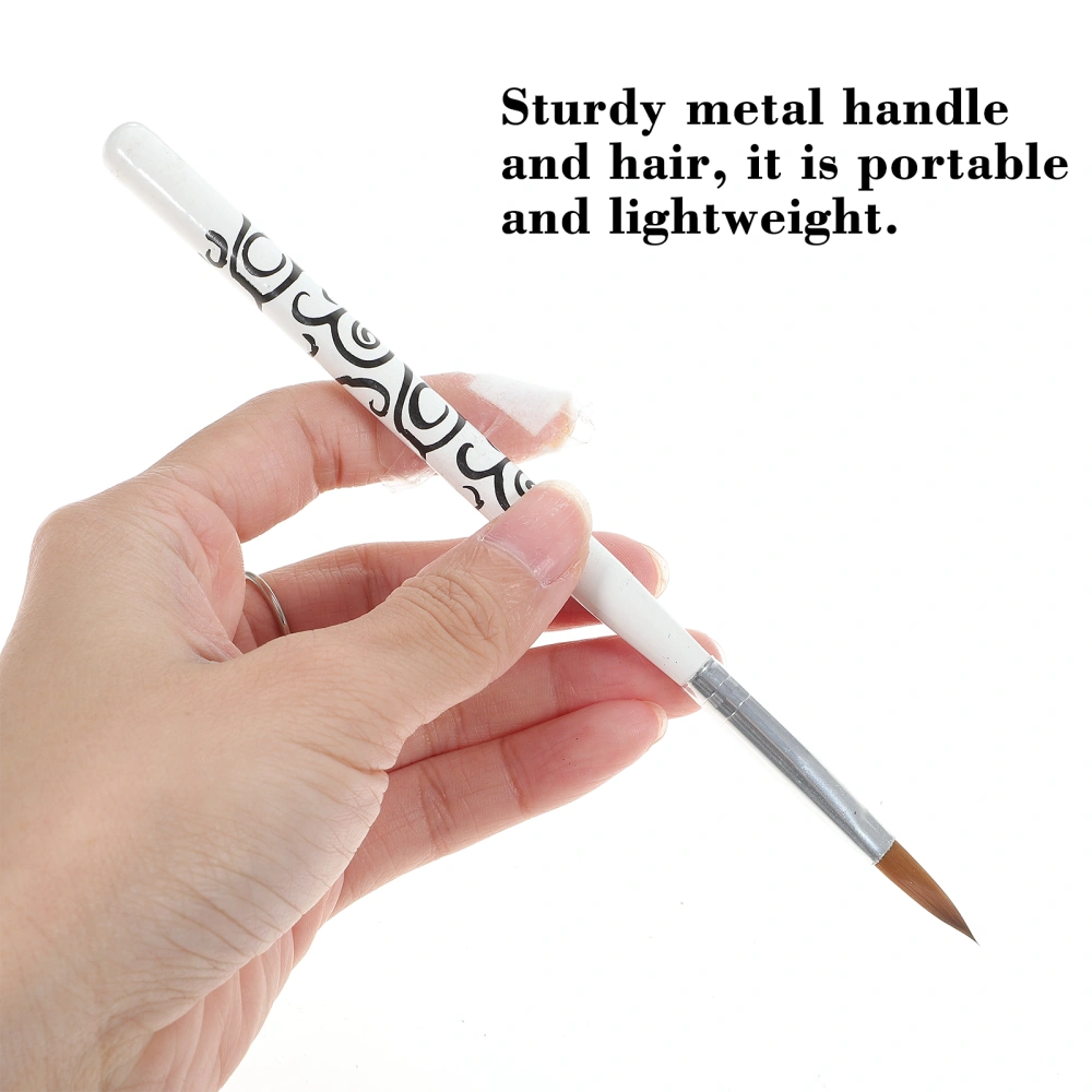 No.10 Detachable Nail Acrylic Art Sable Brush Nail Art Painting Pen