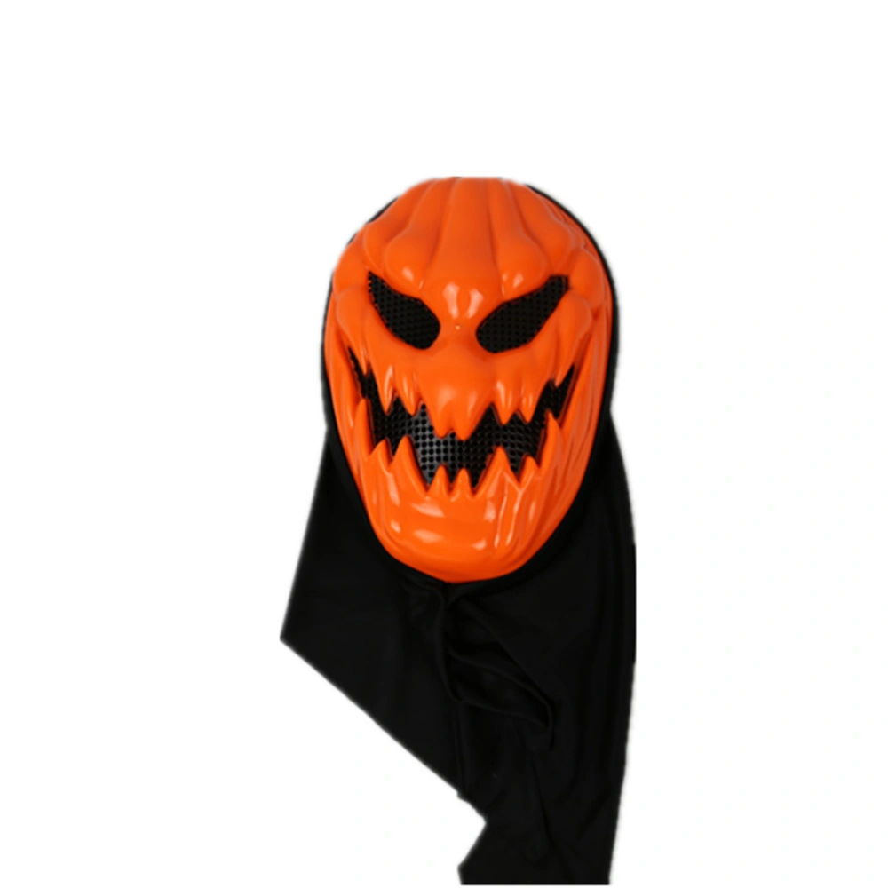 Halloween Skull Ghost Mask Costume Party Props Masks Scary Evil Creepy Face (Orange)