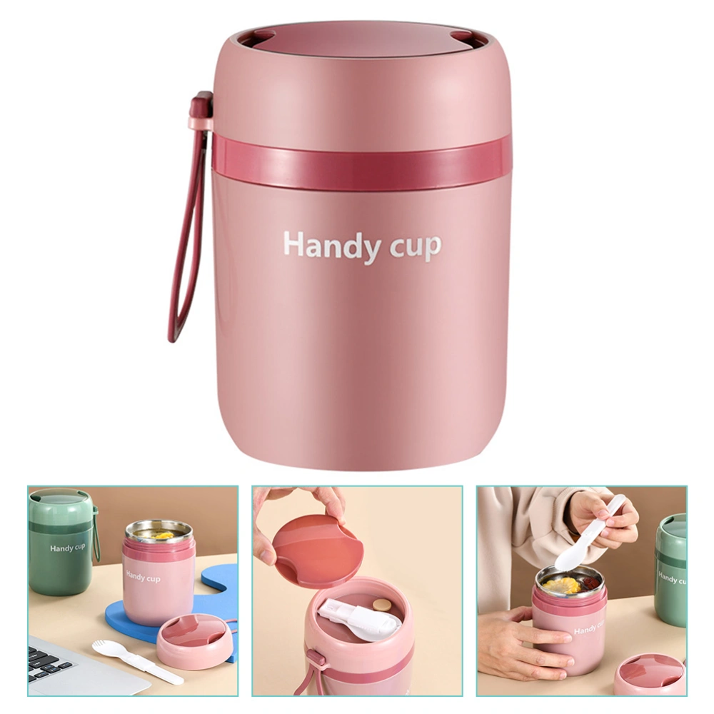 Portable Soup Cup Insulated Breakfast Cup Portable Breakfast Cup Leak-proof Soup Cup