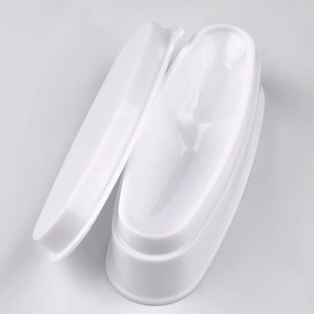 3pcs French Tip Model Dip Nail Trays Practical Plastic Nail Dip Powder Trays