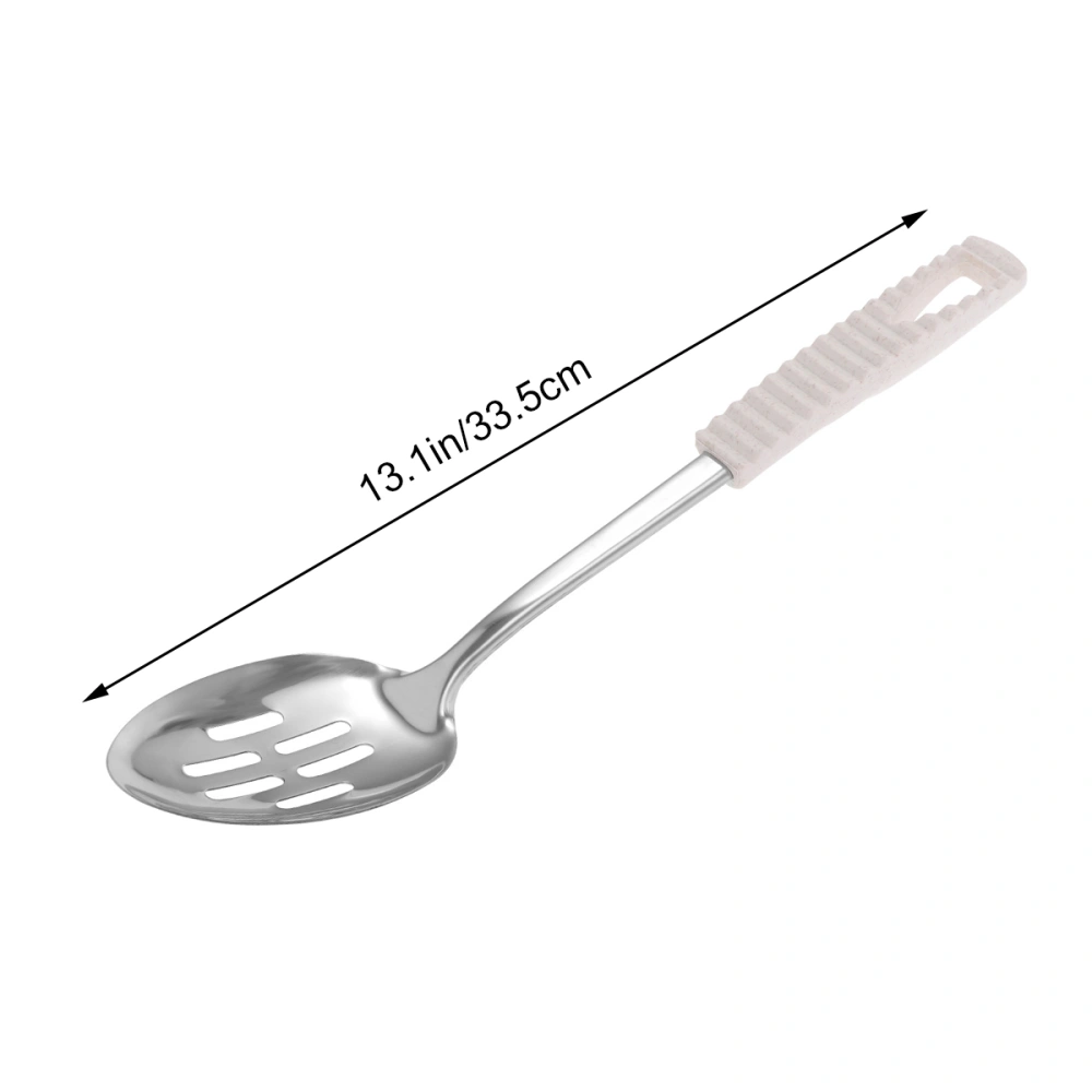 Stainless Steel Kitchen Utensils with Vacuum Ergonomic Handle for Home Kitchen - Slotted Spoon