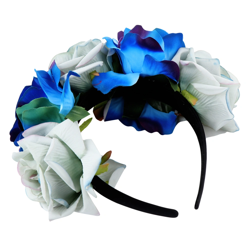 Halloween Rose Flower Headband Floral Headband Festival Wear Hair Accessories