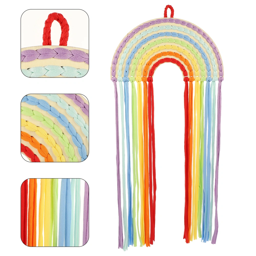 Delicate Hair Clip Holder Wall Hanging Rainbow Hair Bow Hairpin Organizer