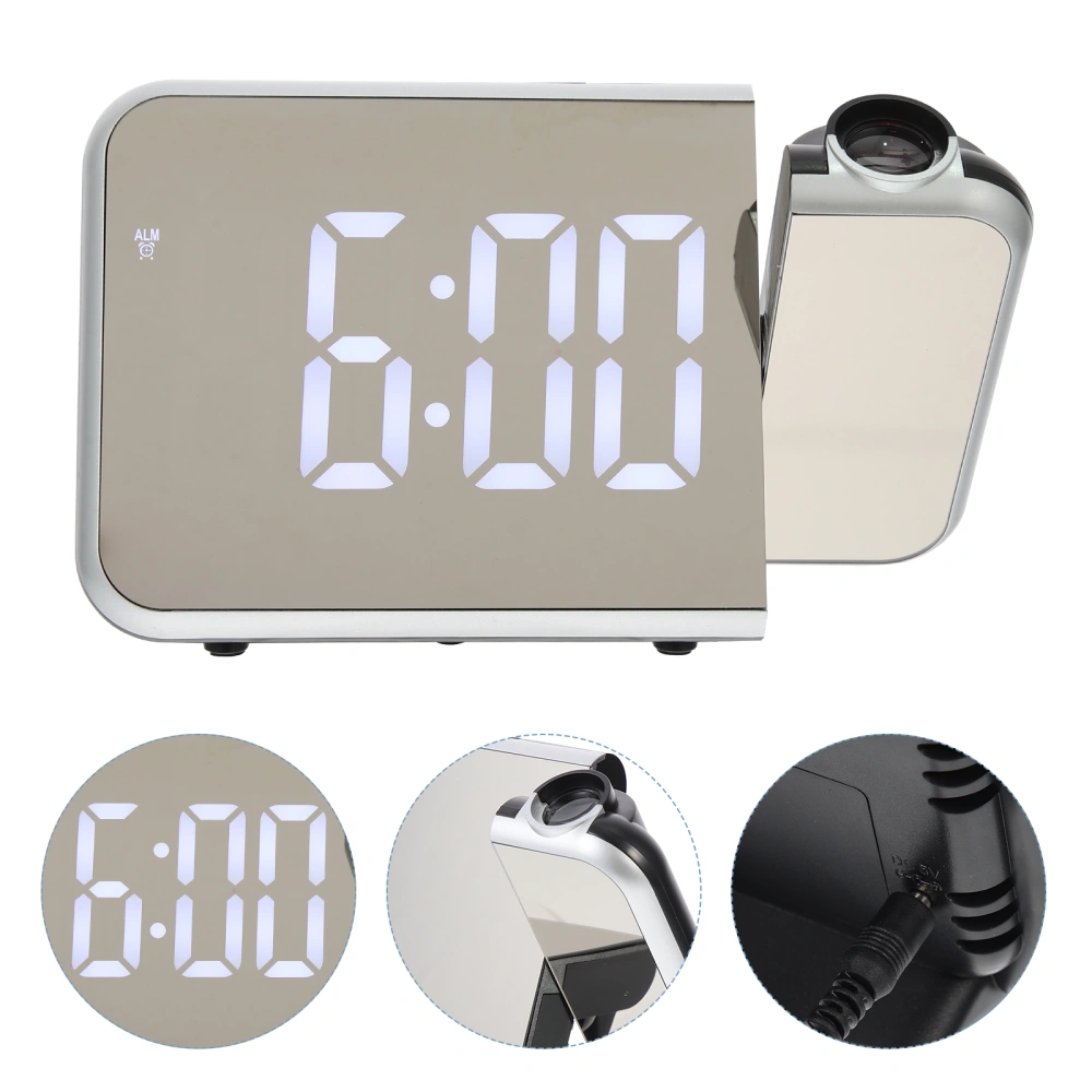 1 Set Desktop Projection Electronic Clock Student Alarm Clock Dormitory Alarm Clock