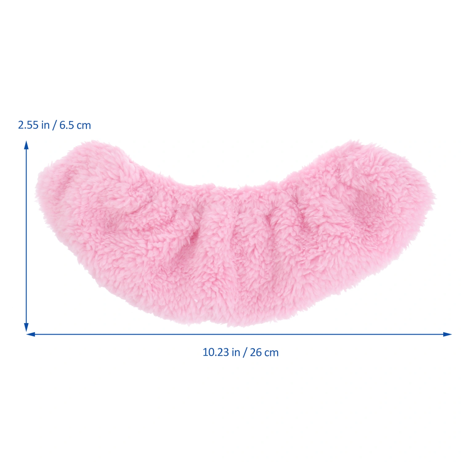 Elastic Skating Cover Skate Cover Plush Ice Skating Hockey Skates Cover (Pink XL)