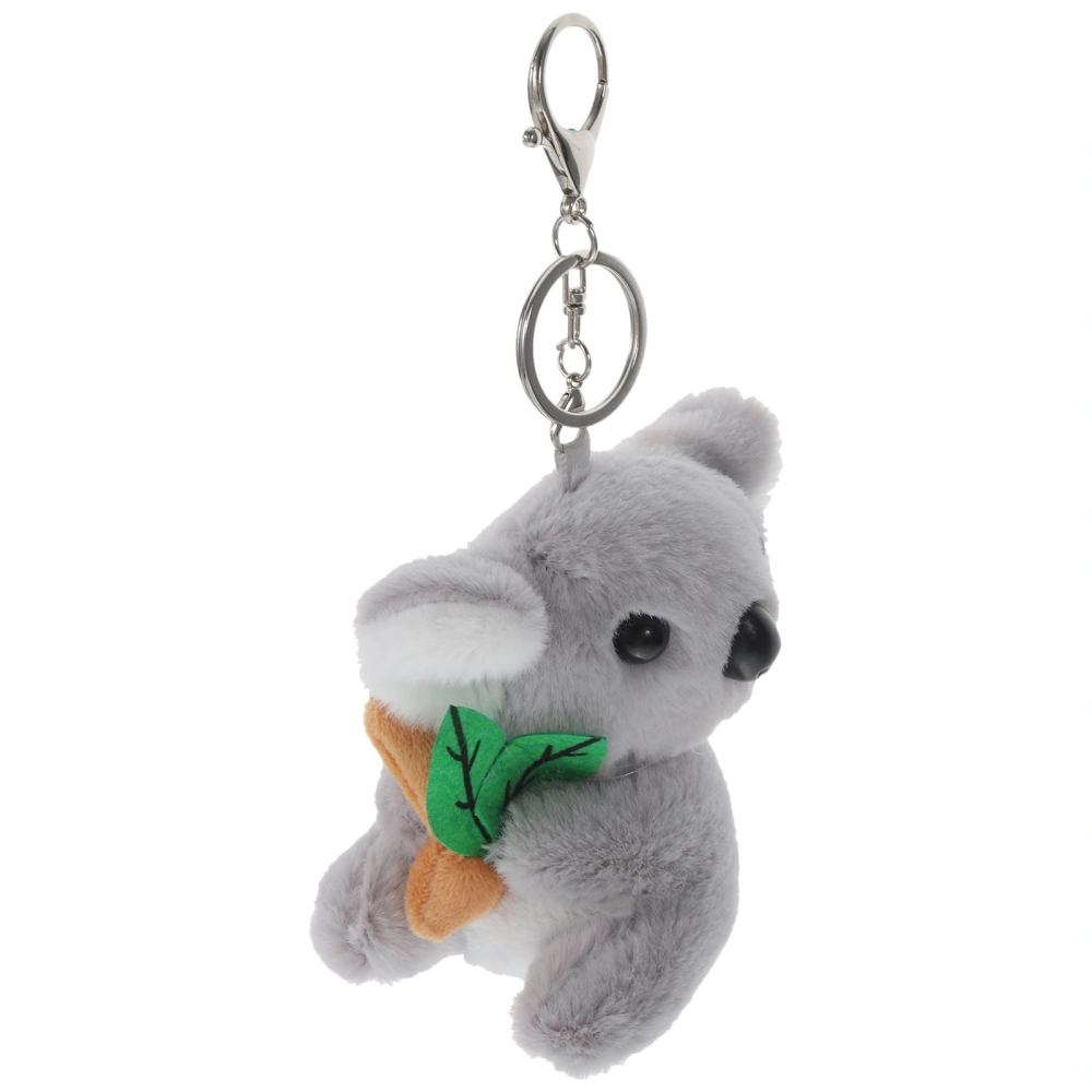 2Pcs Koala Keychain Lovely Stuffed Animal Pendant Keychain for Bag Purse Backpack Handbag