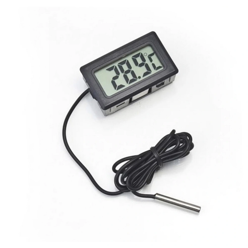 2pcs Digital Thermometer Electronic Digital Display Thermometer Refrigerator Thermometer