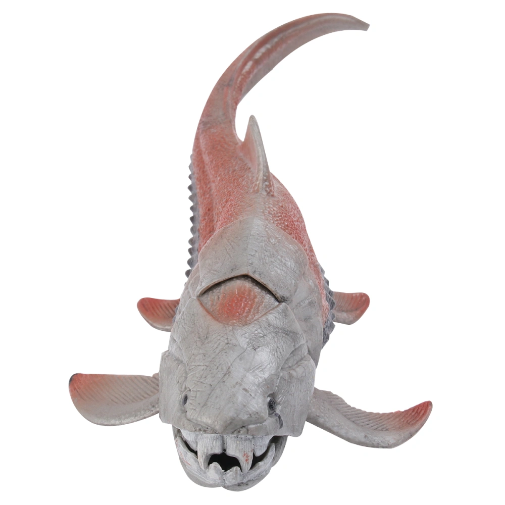 1PC Simulated Marine Animal Model Decor Lifelike Dunkleosteus Model Plastic Solid Marine Animal Model Decor Mini Marine Animal Model Ornaments for Home Store (Dunkleosteus Style)