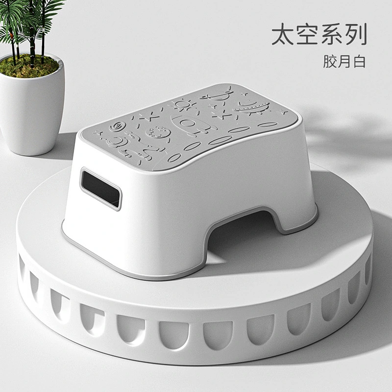 Firm Bathroom Squatting Footstool Plastic Toilet Stepping Stool Stool for Bathroom