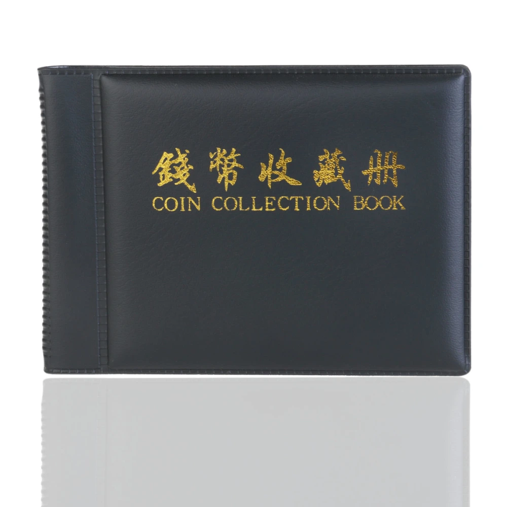 60-Coin Collectors Collecting Album Holders (Black)