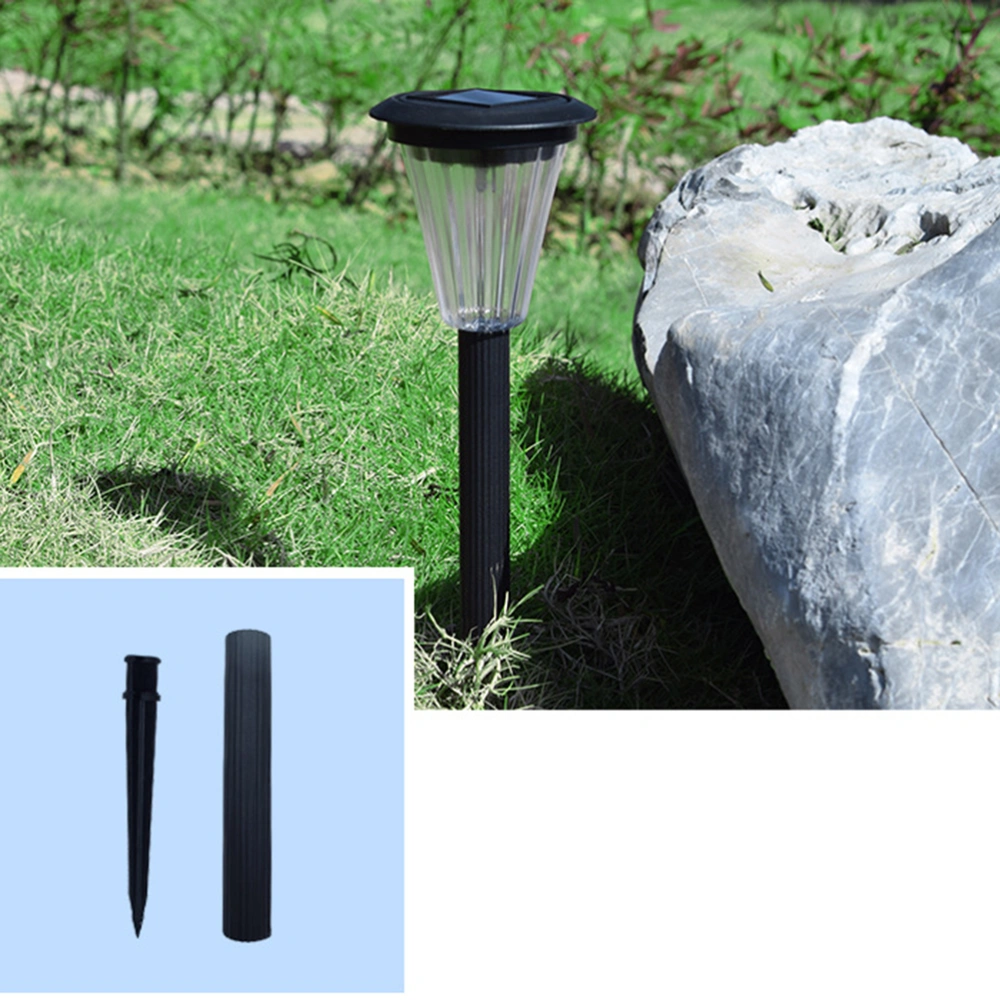 6PCS LED Solar Lawn Lamp Outdoor Lights Landscape Light for Garden Path Decoration White Light