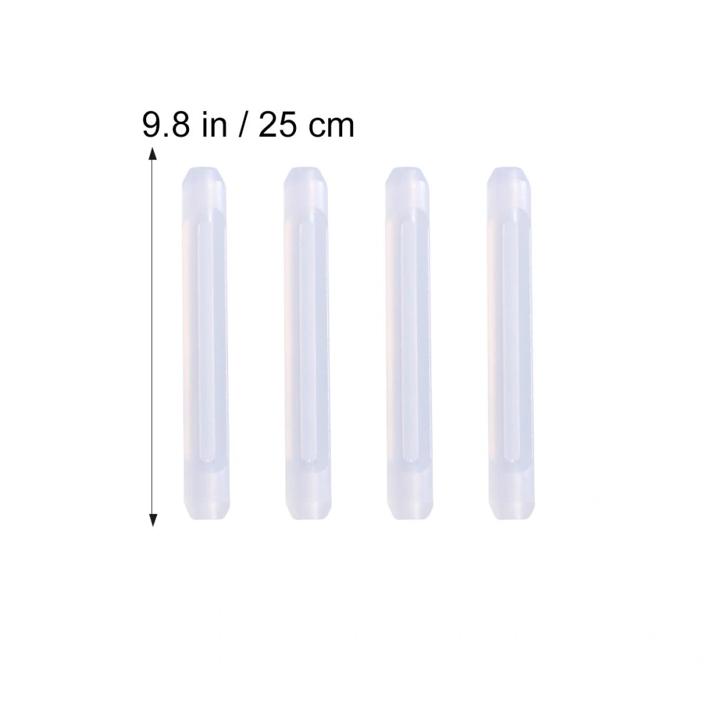 5 Pairs Comfortable Silicone Anti Ear Hooks for Eyeglass Sunglasses (White)