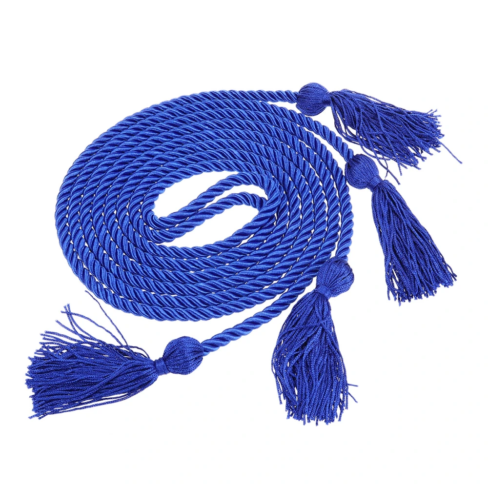 Solid Color Braided Honor Graduation Cords (Blue)