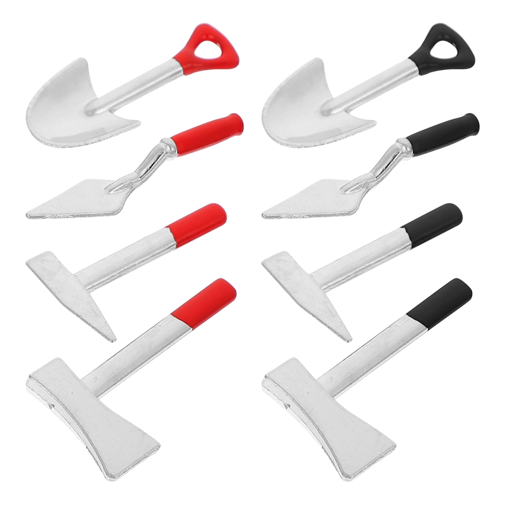 8Pcs Mini Gardening Tools Small Garden Tools Mini House Decorations Micro Landscape Decors