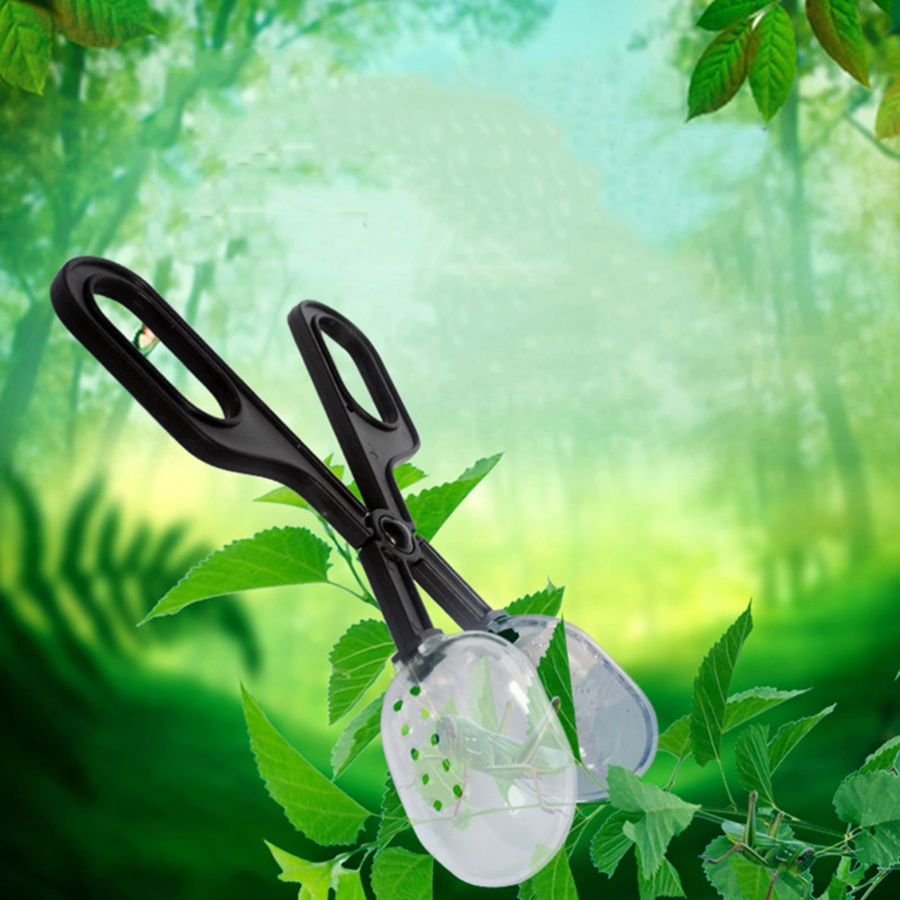 2Pc Reptile Terrarium Lizards Plastic Tongs Tweezers Pet Raising Feeding Tool Clip