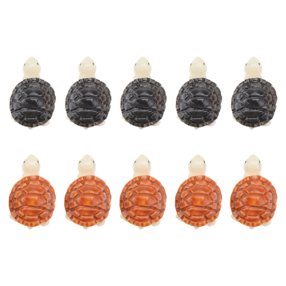 16Pcs Simulation Turtle Models Micro Turtle Model Adornment Cake Adornment