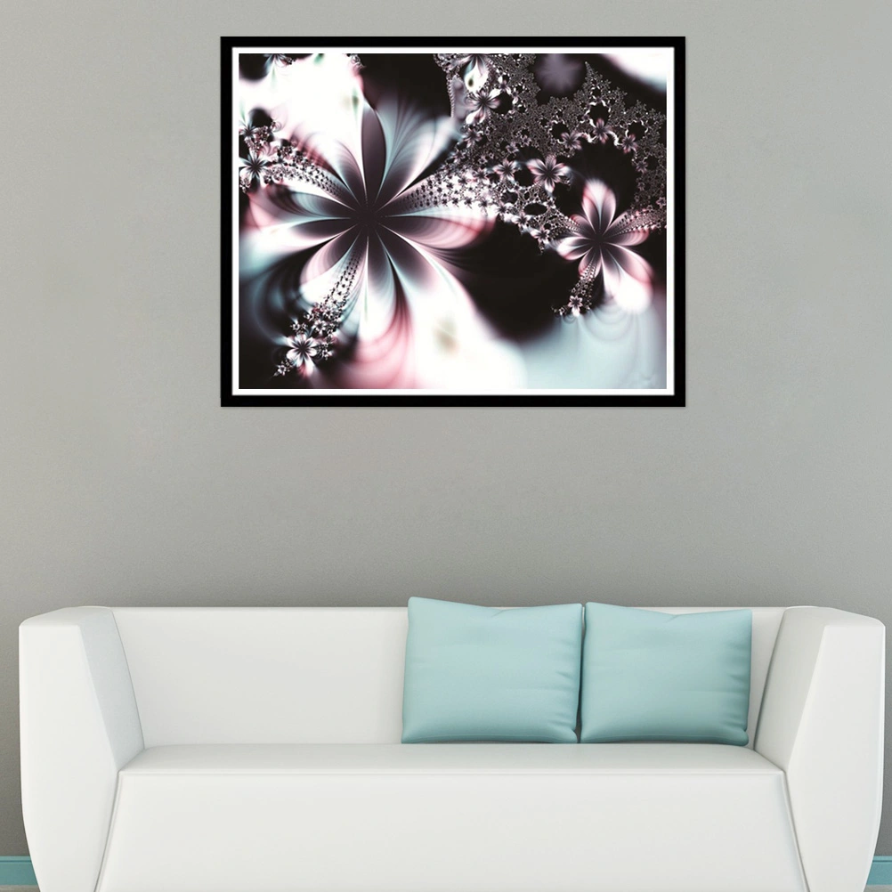 5D DIY Unframed Diamond Embroidery Painting of Flower Handmade Cross Stitch Printing Craft Kits