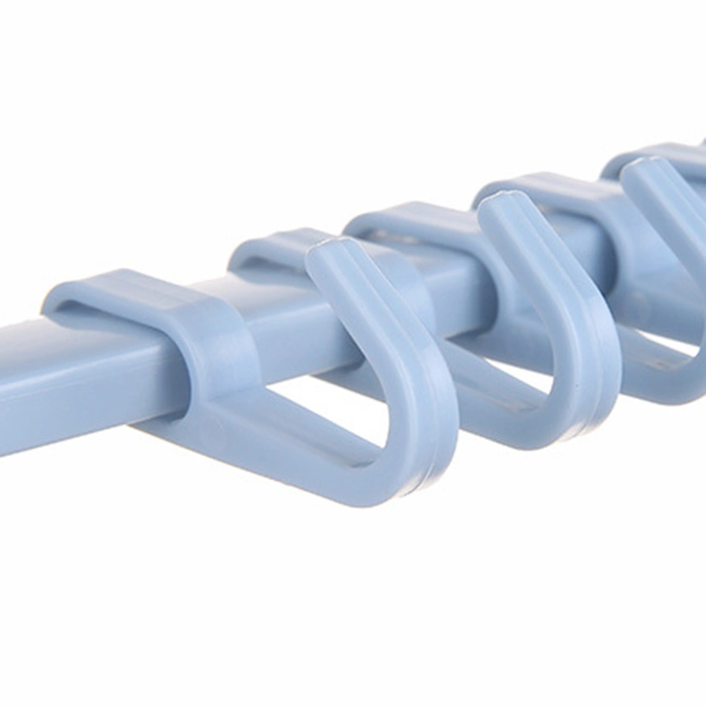Adjustable Hook Rack Double Suction Cup 6 Linked Hooks Towel Rack Hanging Shelves Hook Holders Lock Type Sucker Hook Kitchen Tool (Beige)