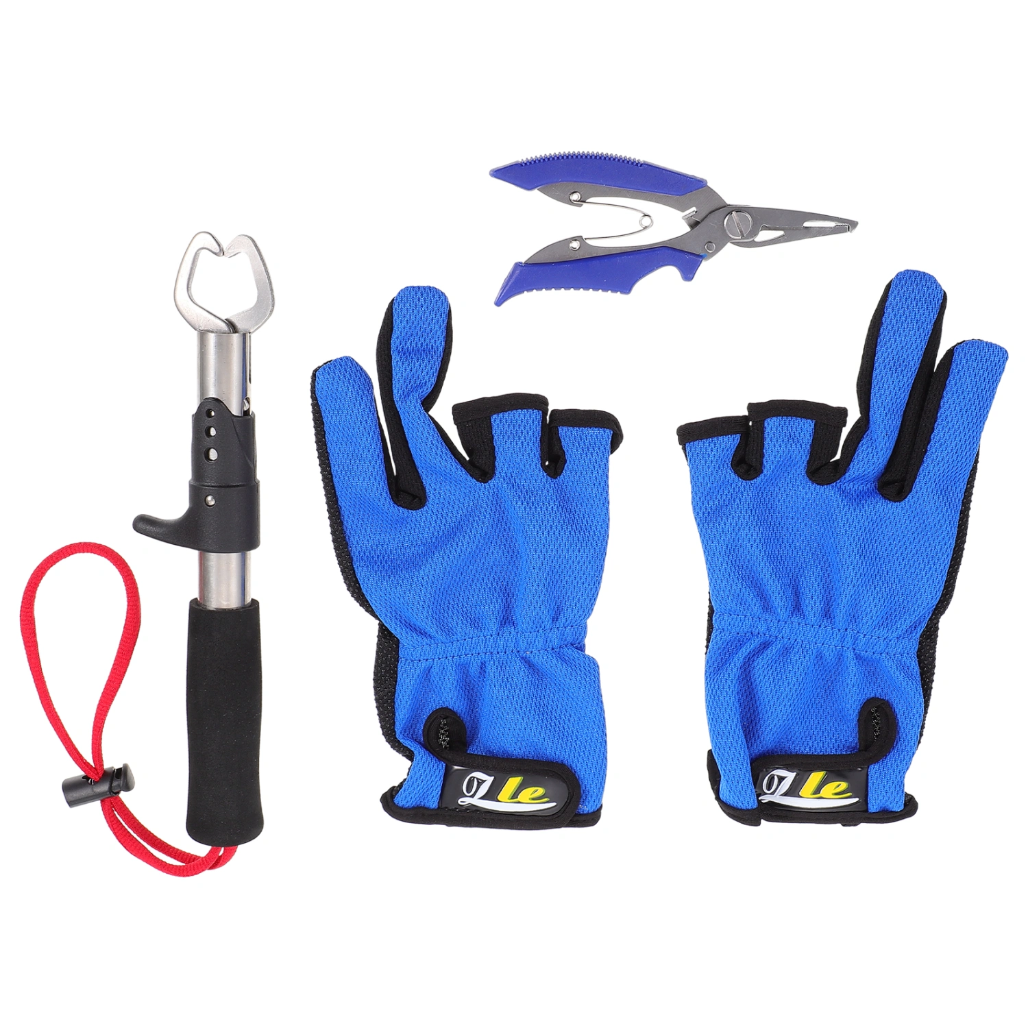 1 Set Multi-functional Fishing Tackle Fish Controller Practical Fish Pliers Kit