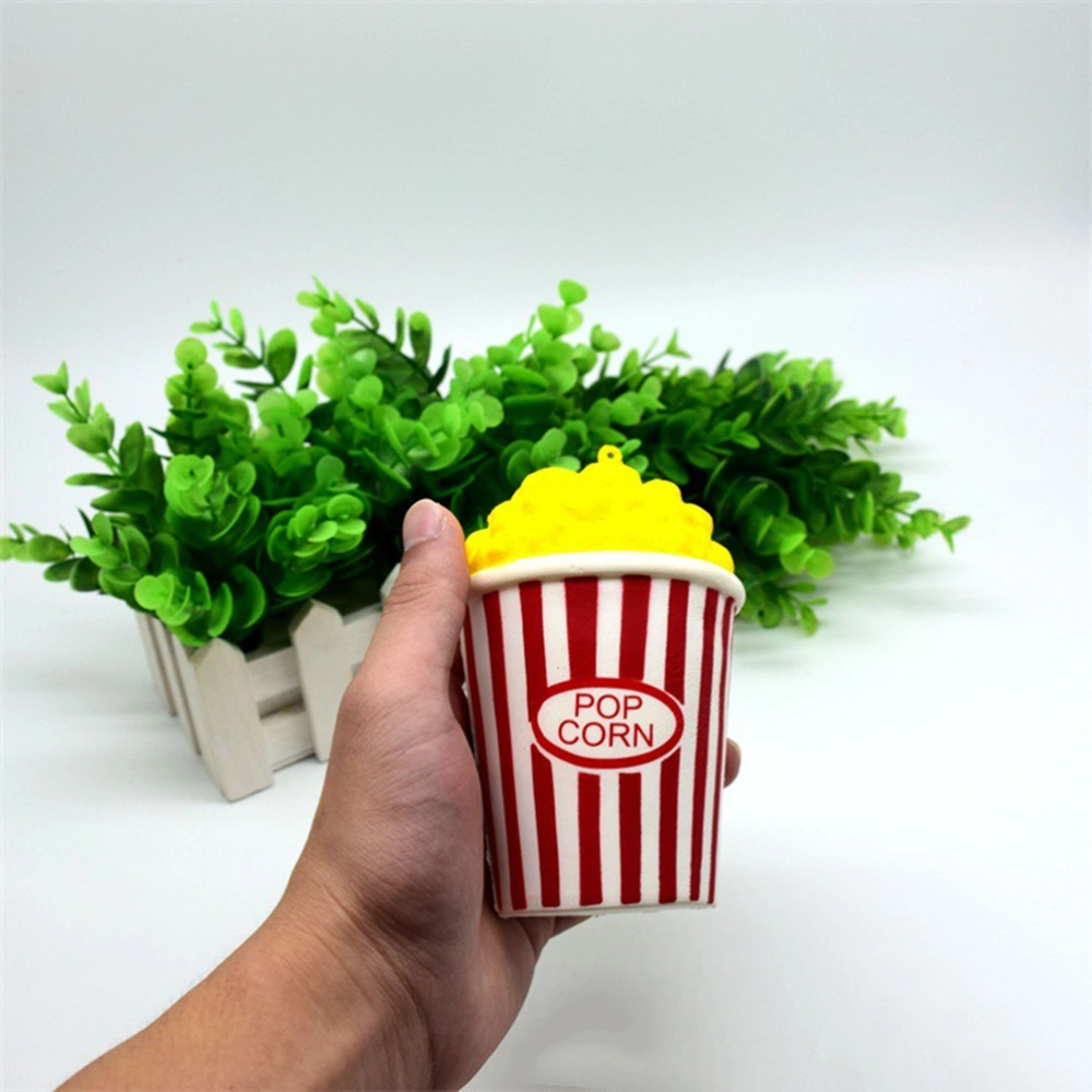 2 Pcs Slow Rising Sweet Toys Squeeze Stretch Scented Popcorn French Fries for Stress Anxiety Relief