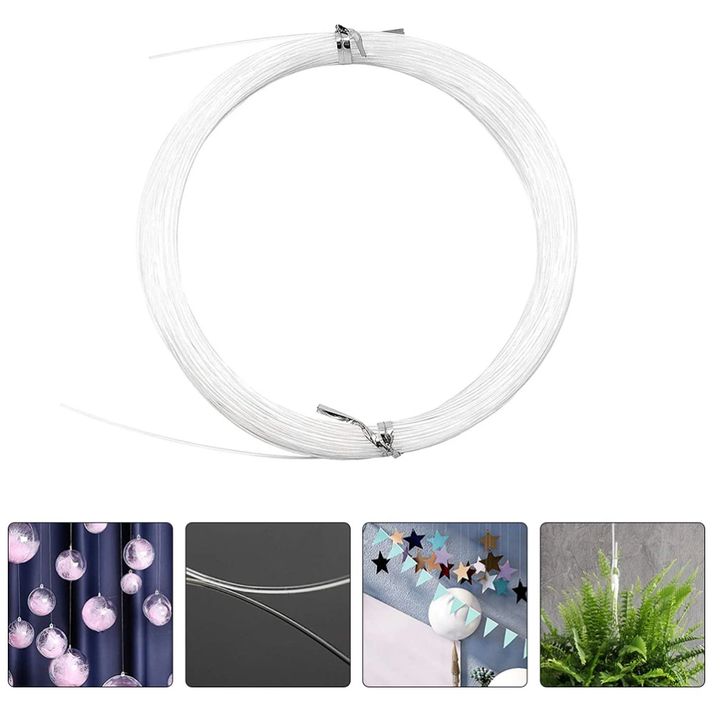 1 Roll Nylon Hanging Wire Multi-purpose Invisible Picture Frame Hanging Wire