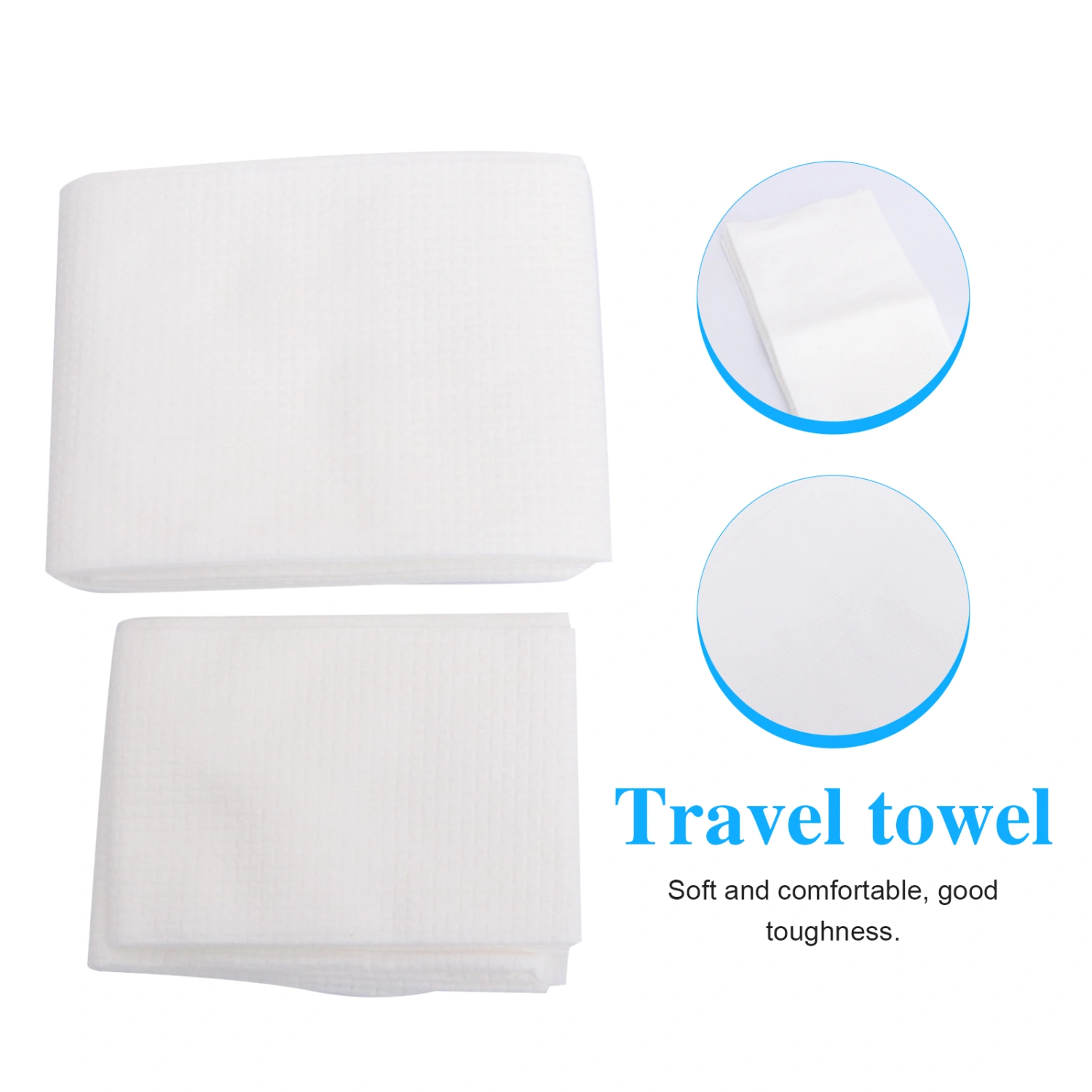 1 Set Disposable Bath Towels Water Absorption Towels Safe Towels (White)