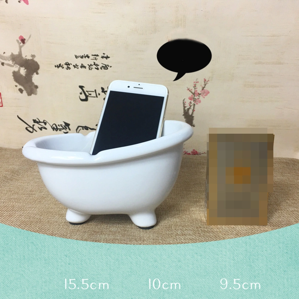 1pcs Practical Creative Toilet Design Soap Dishes Soap Box Ceramic Material Bathroom Soap Holder (White)