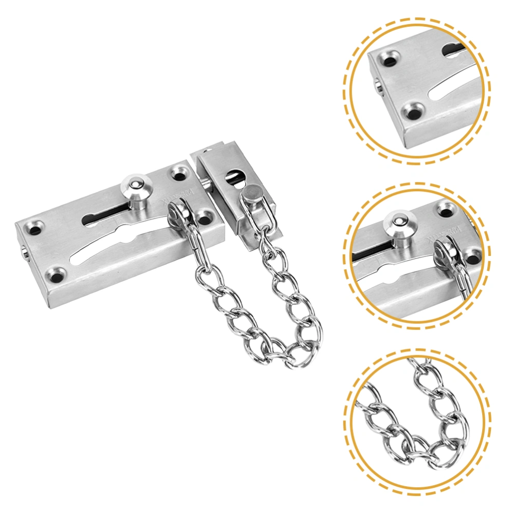 Stainless Steel Chain Door Guard Security Lock Latches Anti-theft Door Lock Chain