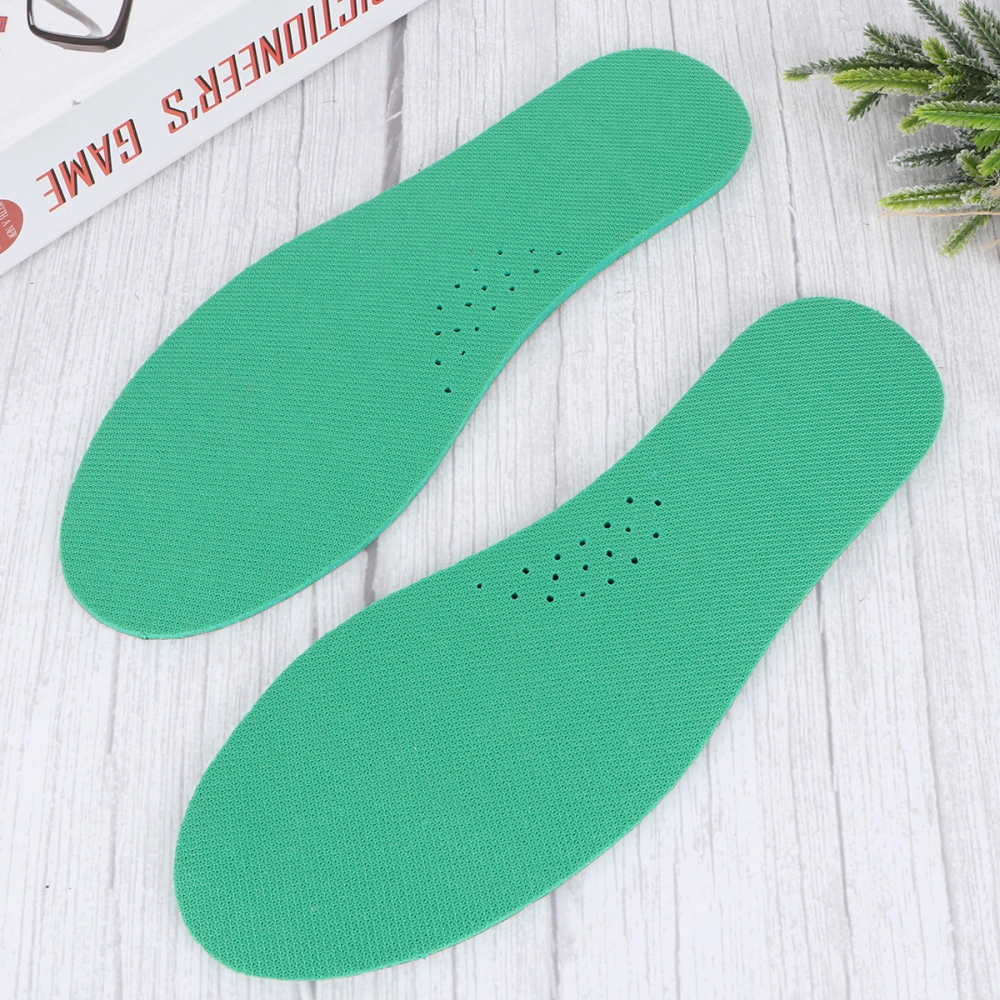 1 Pair of Breathable Insoles Pigskin Shoe Pads Foot Massaging Cushions for Sneakers Leather Shoes Size 35-36