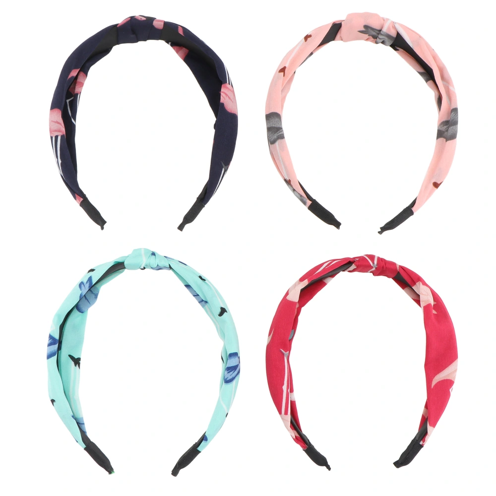 4pcs Hair Fashion Broadside Headband Hair Band Hair Accesories for Women Girls (Random Pattern)