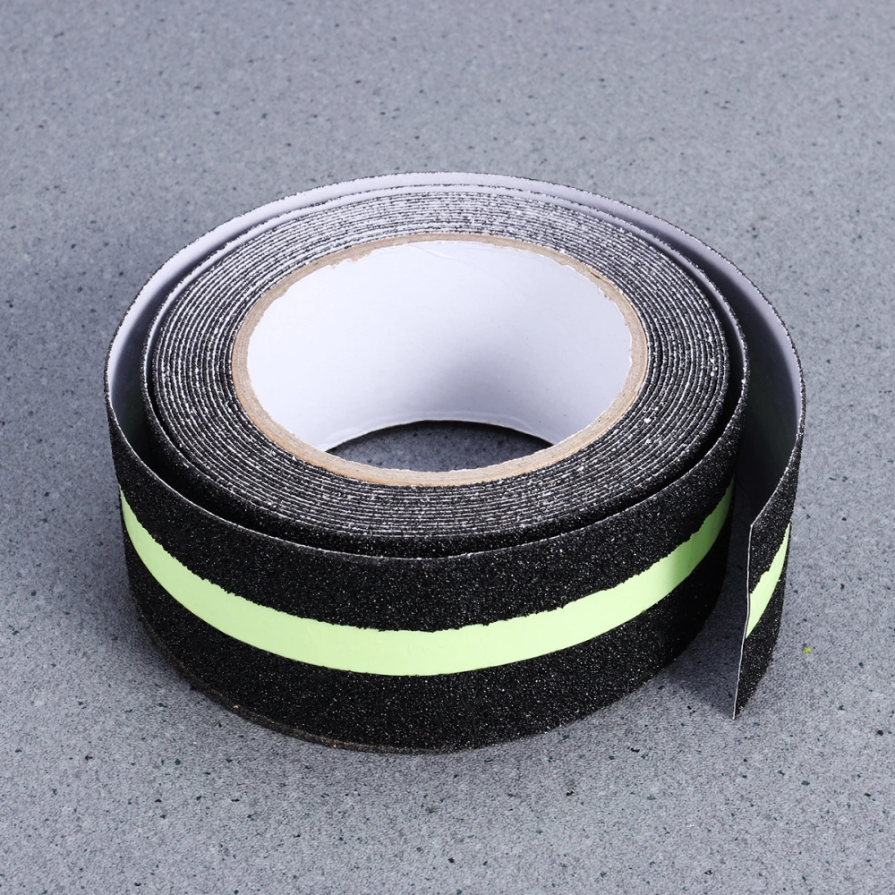 Non Skid Safety Tape Green Fluorescent Anti Safety Tape 2 inches by 16.4ft Indoor or Outdoor Applicable