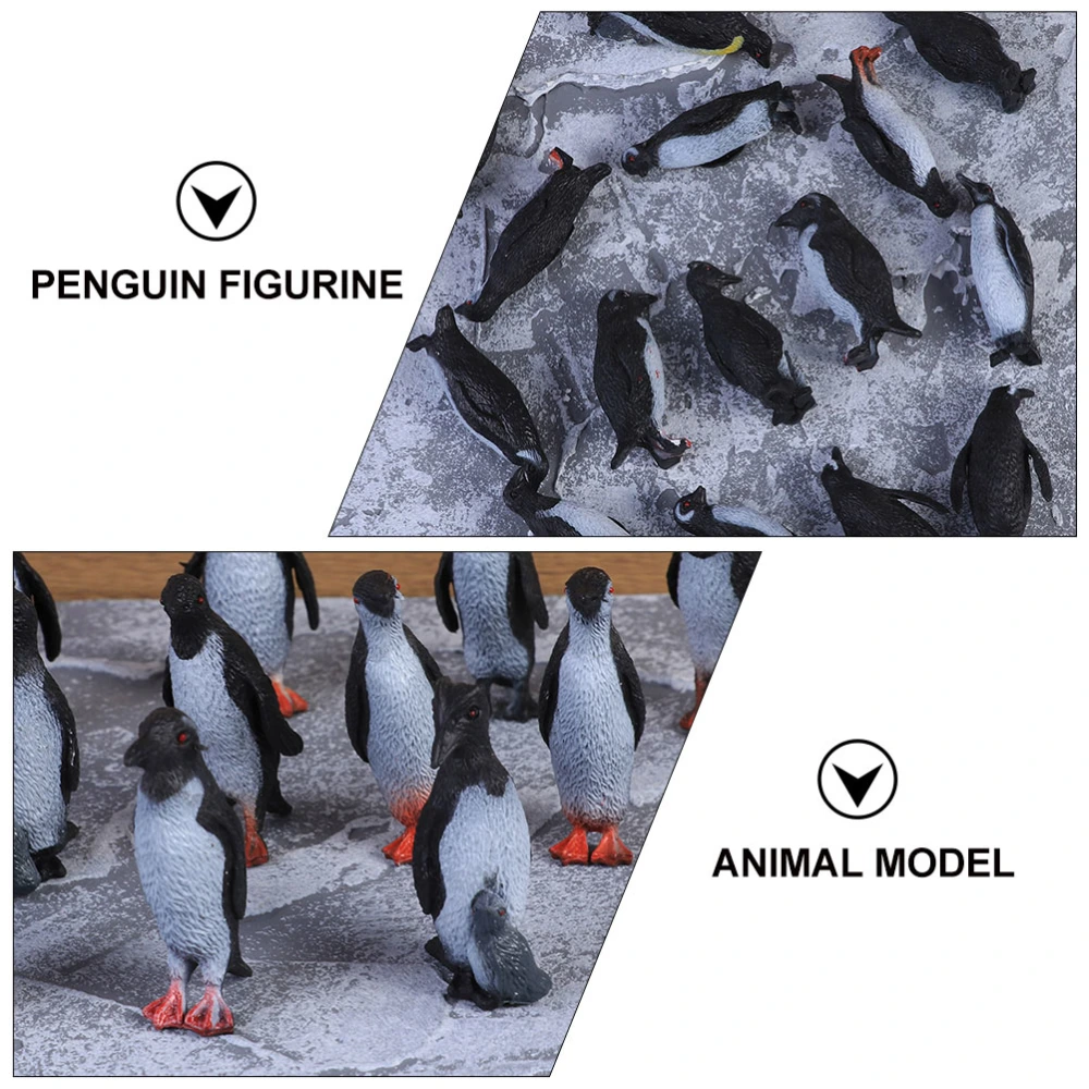 32Pcs Realistic Penguin Models Penguin Figurines Toys PVC Animal Models