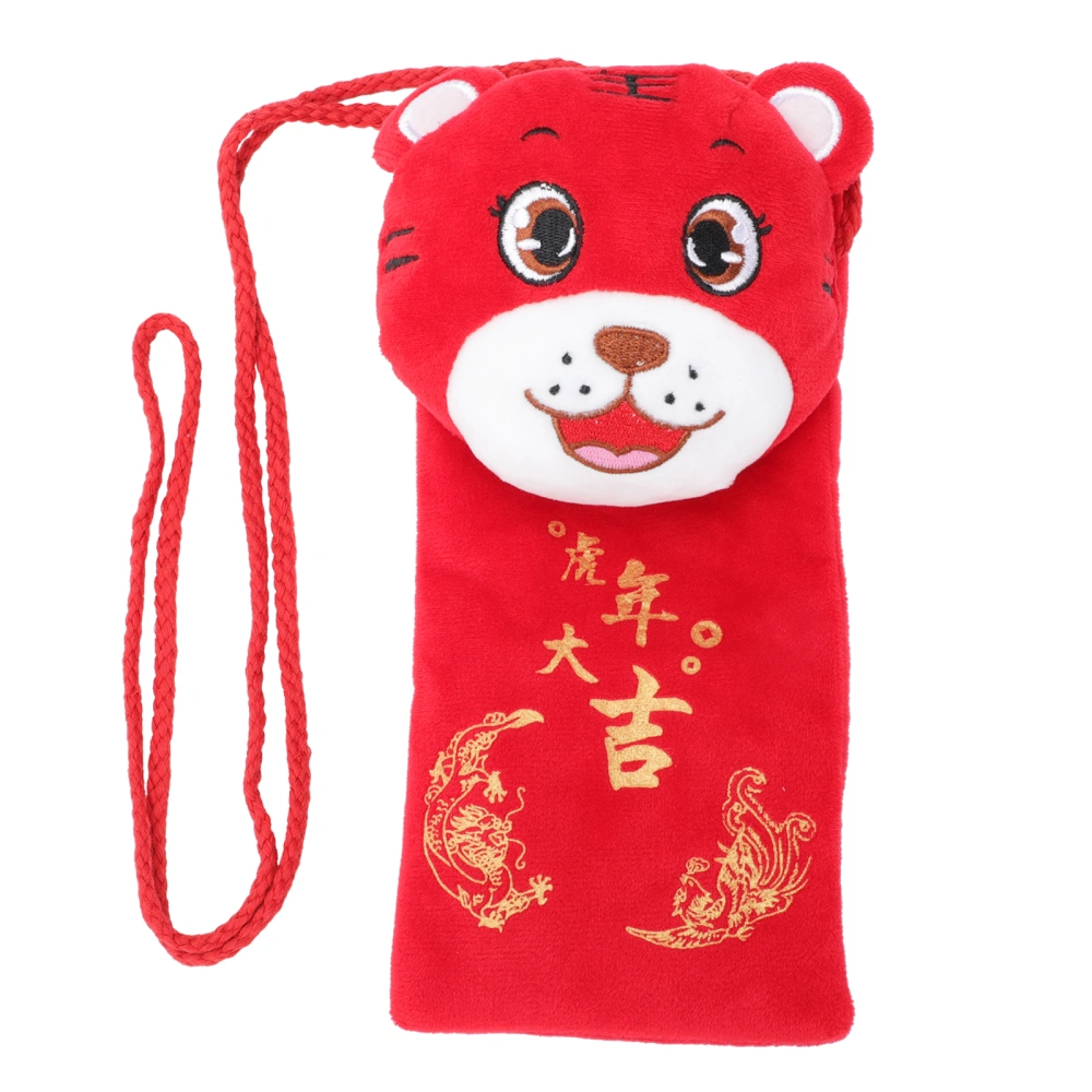 1Pc 2022 New Year Red Envelope Cartoon Zodiac Red Envelope New Year Kids Toy