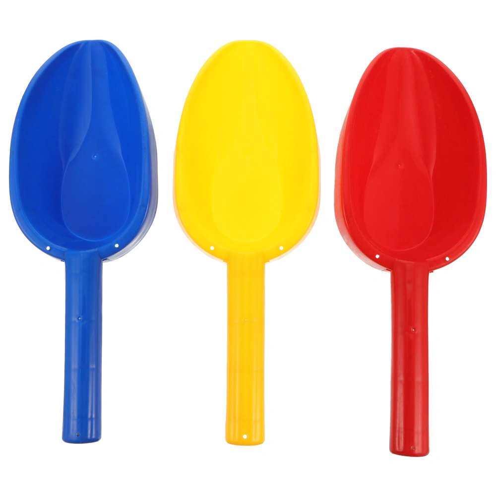 3pcs Sand Shovel Toy Beach Play Sand Shovel Plastic Flower Planting Shovel