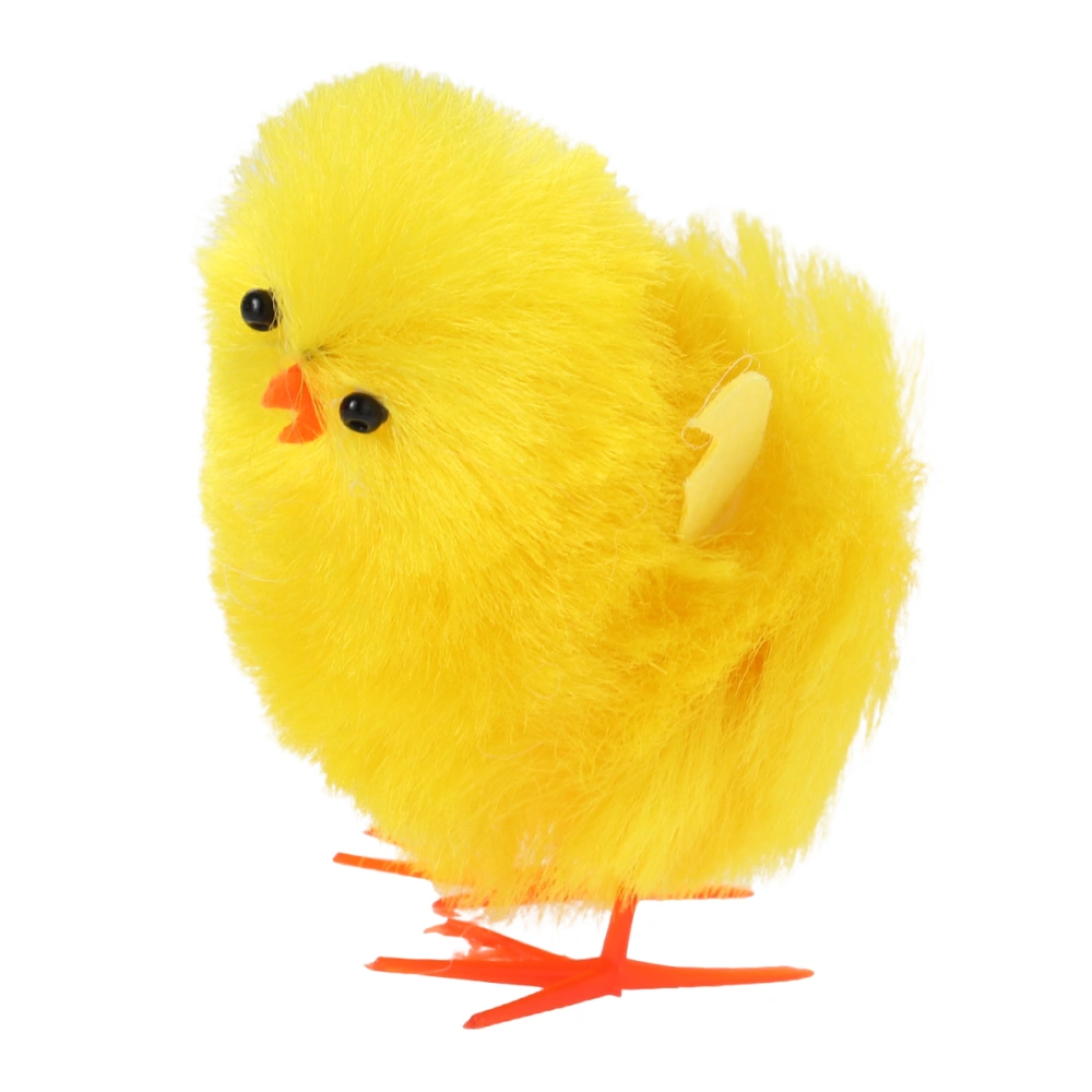 Easter Gift Lovely Mini Chick Yellow Artificial Plush Chicken Toys Festival Home Decor