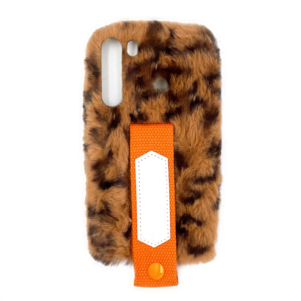 Fuzzy Fluffy Phone Case Leopard Pattern Fur Shell Compatible with Moto G Stylus