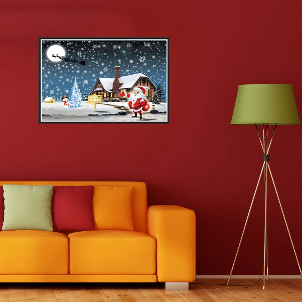 Diamond DIY Painting Santa Claus Crystal Rhinestone Paintings Craft Wall Decor 7273