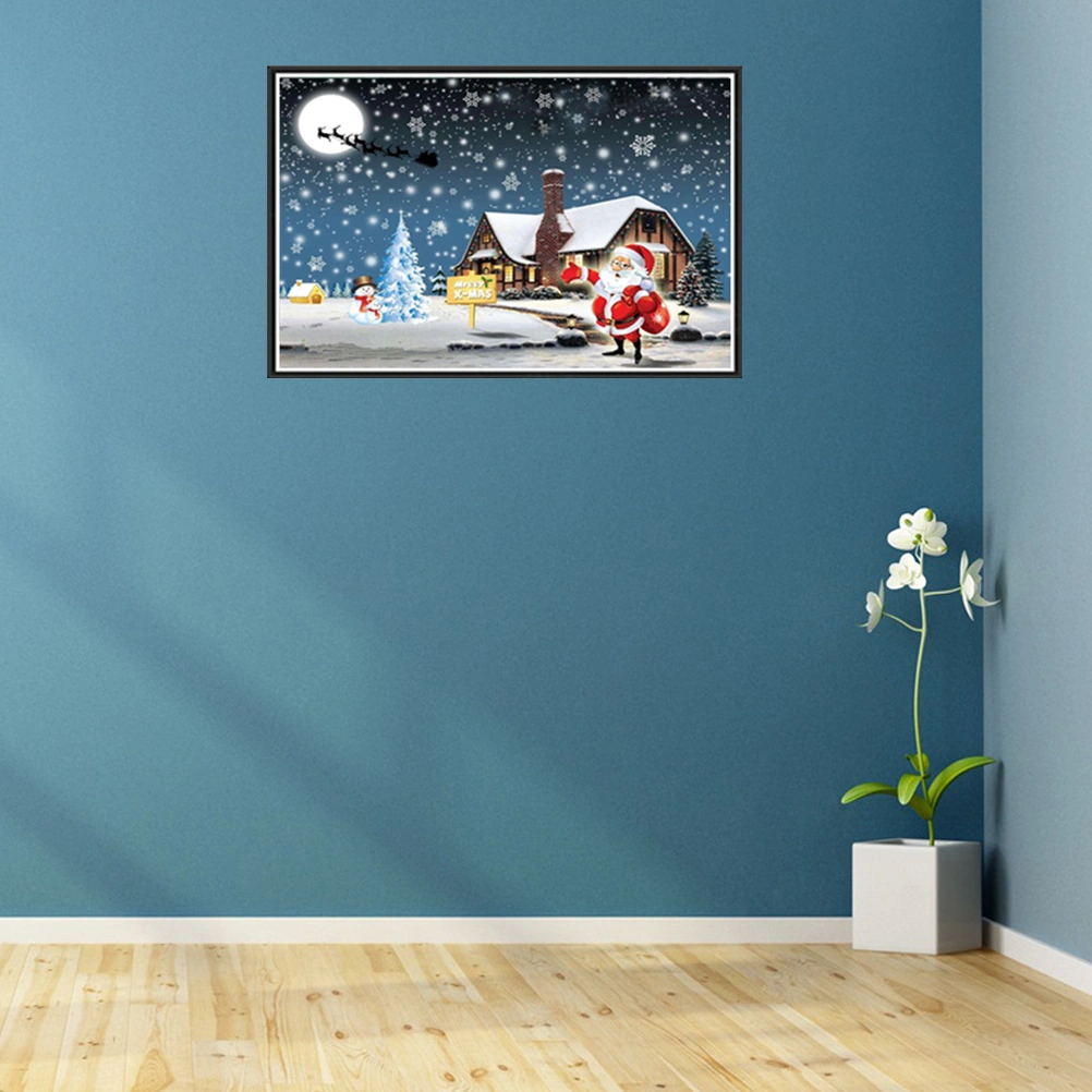 Diamond DIY Painting Santa Claus Crystal Rhinestone Paintings Craft Wall Decor 7273