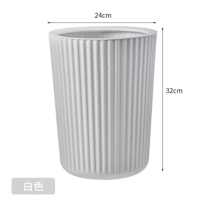 Trash Can Desk Bin Compact Table Desktop Dustbin Plastic Mini Rubbish Bin Waste Basket