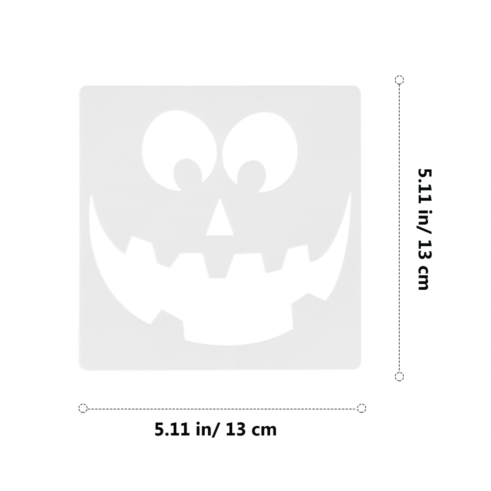 25Pcs Halloween DIY Painting Templates Stencils Chic Drawing Stencils (White)