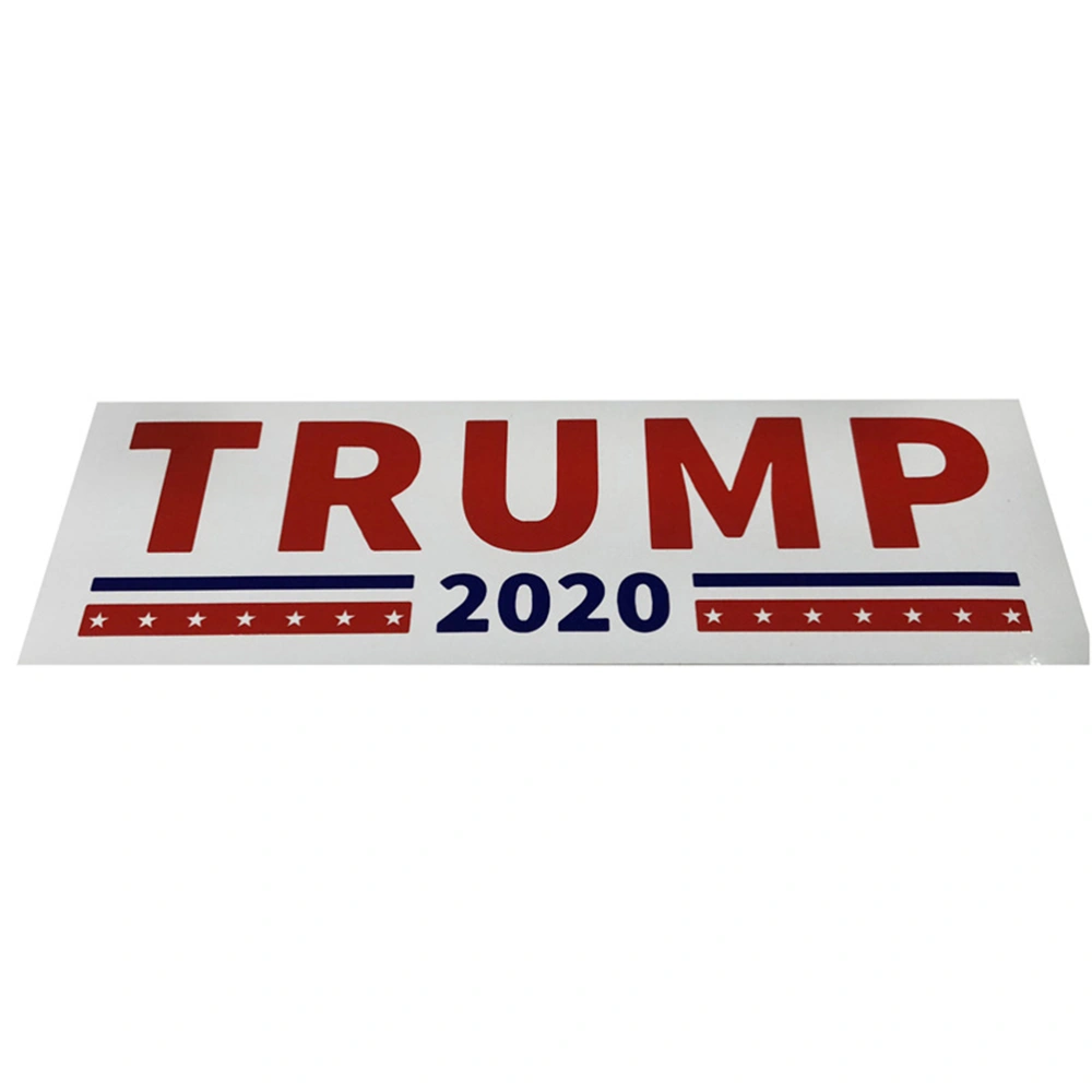 20pcs Trump 2020 Car Sticker Creative United States Presidential Election Car Label Automobile Decal Automobile Decor(10pcs White and 10pcs Black)