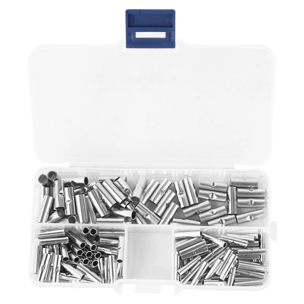 150pcs Butt Splice Wire Connectors Copper Bare Tinned Crimp Terminals