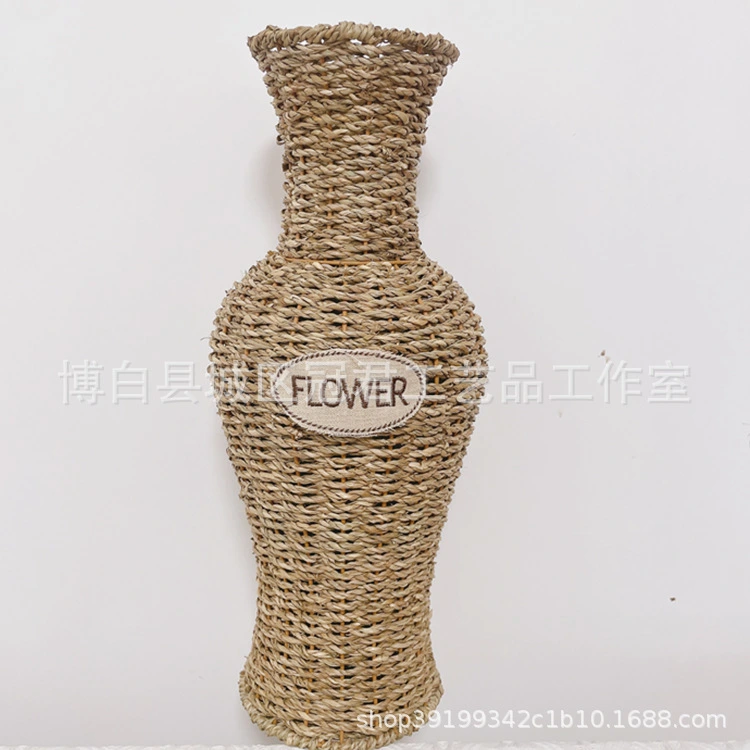 Flower Arrangement Vase Woven Vase Ornament Floor Woven Flower Basket Dry Flower Container