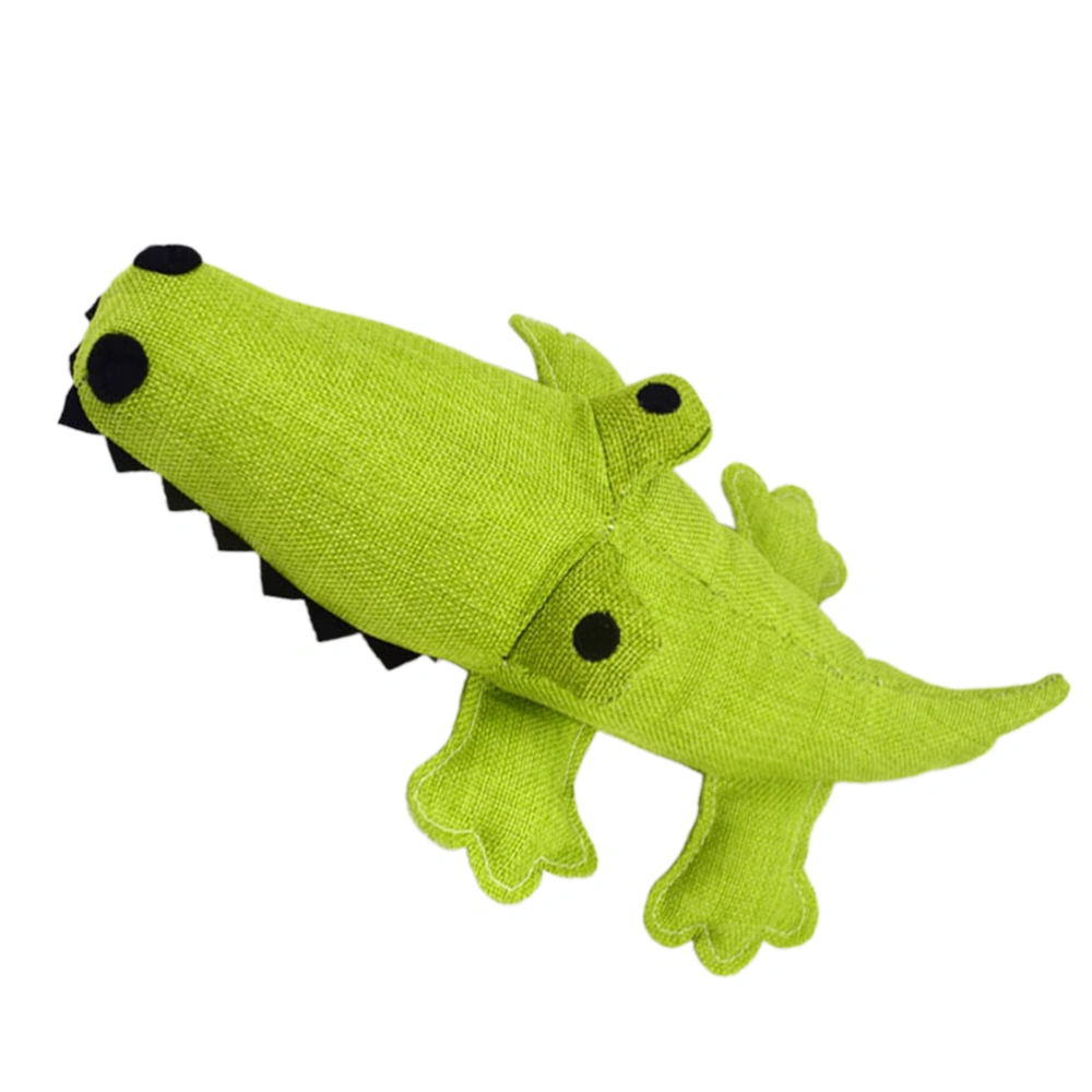 Molar Toy Dog Chewing Toys Cartoon Crocodile Shape Sound Making Chewing Toys Educational Toy for Home Pet Supplies