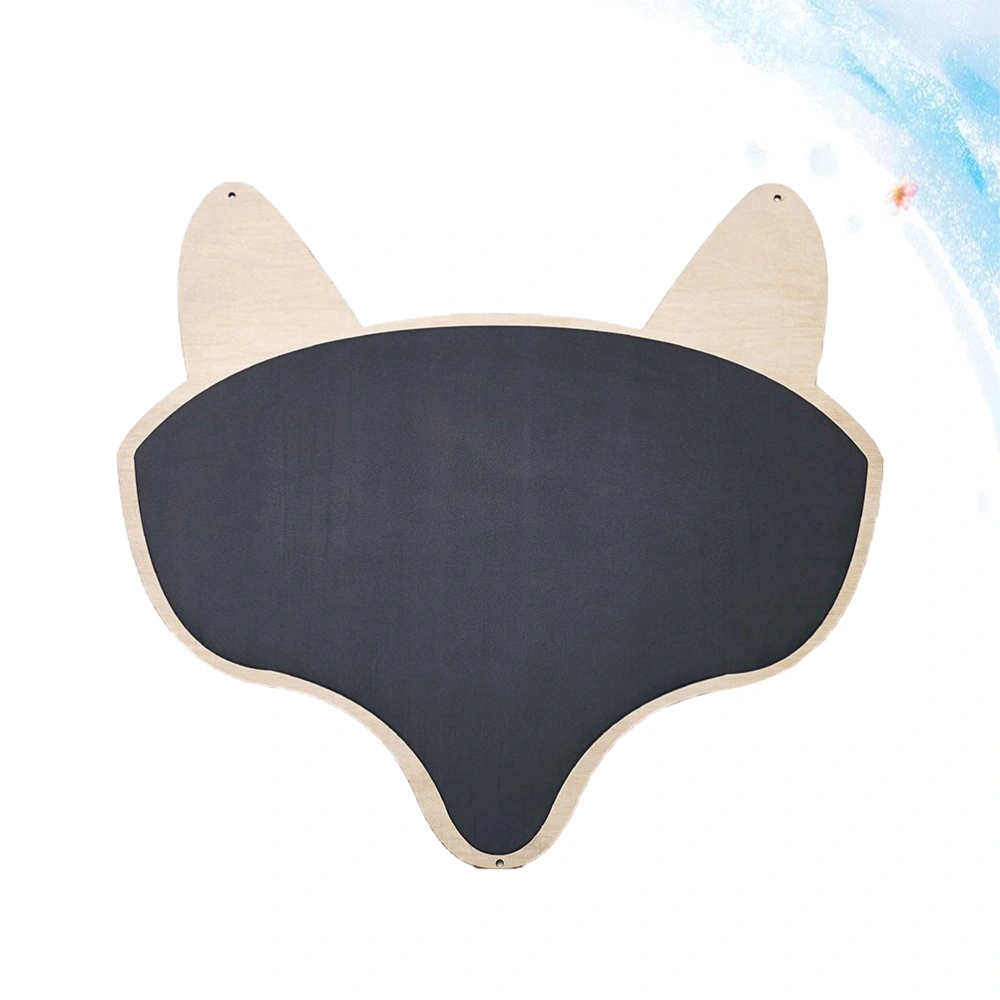 Animal Shape Blackboard Pendant Chalkboard Christmas Decorations Home Decoration Children's Gift Ornament Tag (Fox)