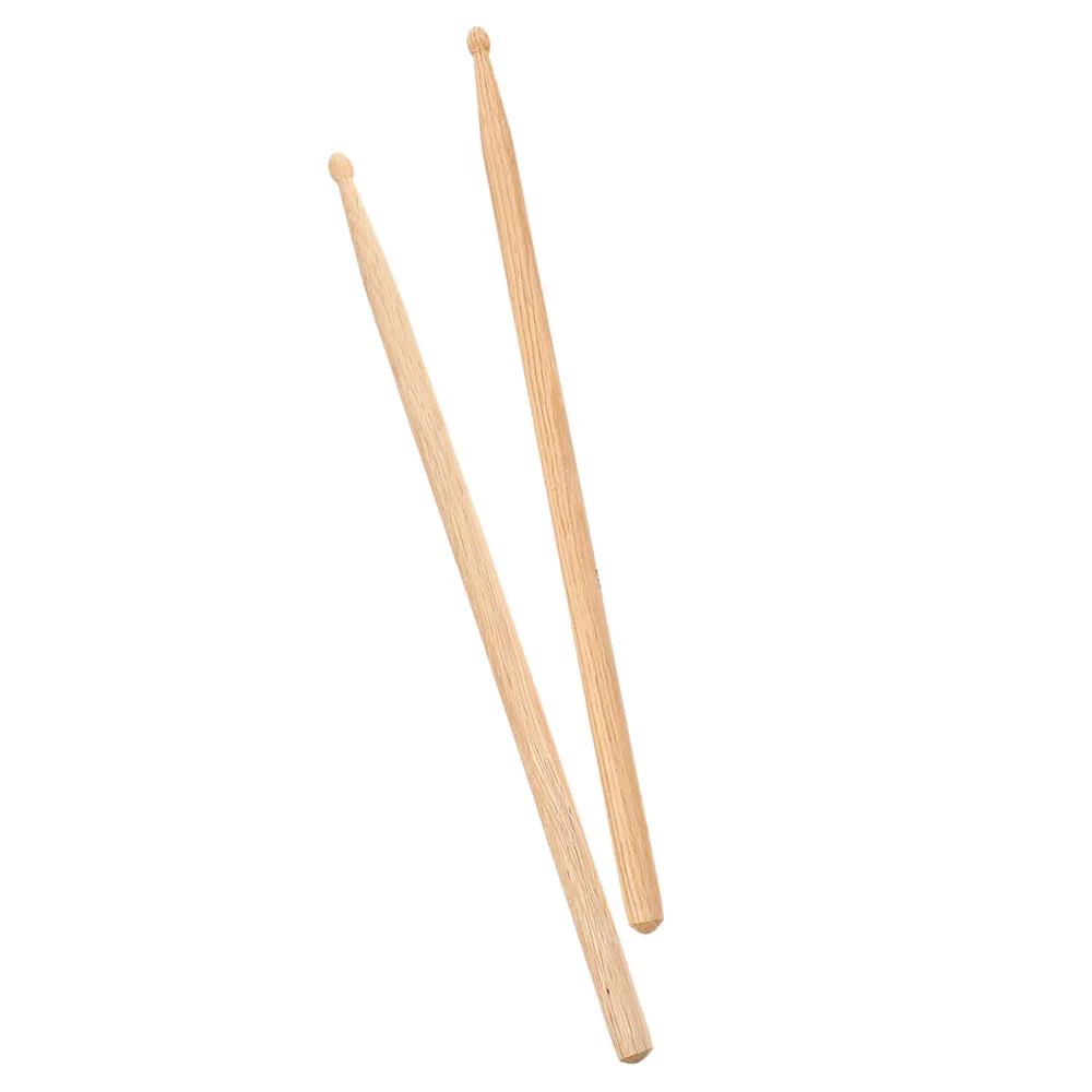 1 Pair Oak Drum Sticks 5A Drumsticks Wooden Mallets Percussion Instrument Accessory