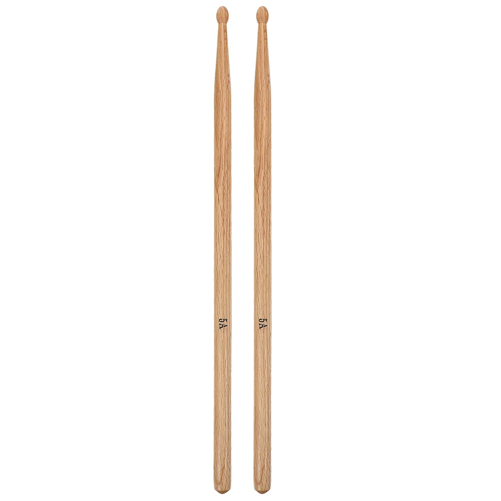 1 Pair Oak Drum Sticks 5A Drumsticks Wooden Mallets Percussion Instrument Accessory