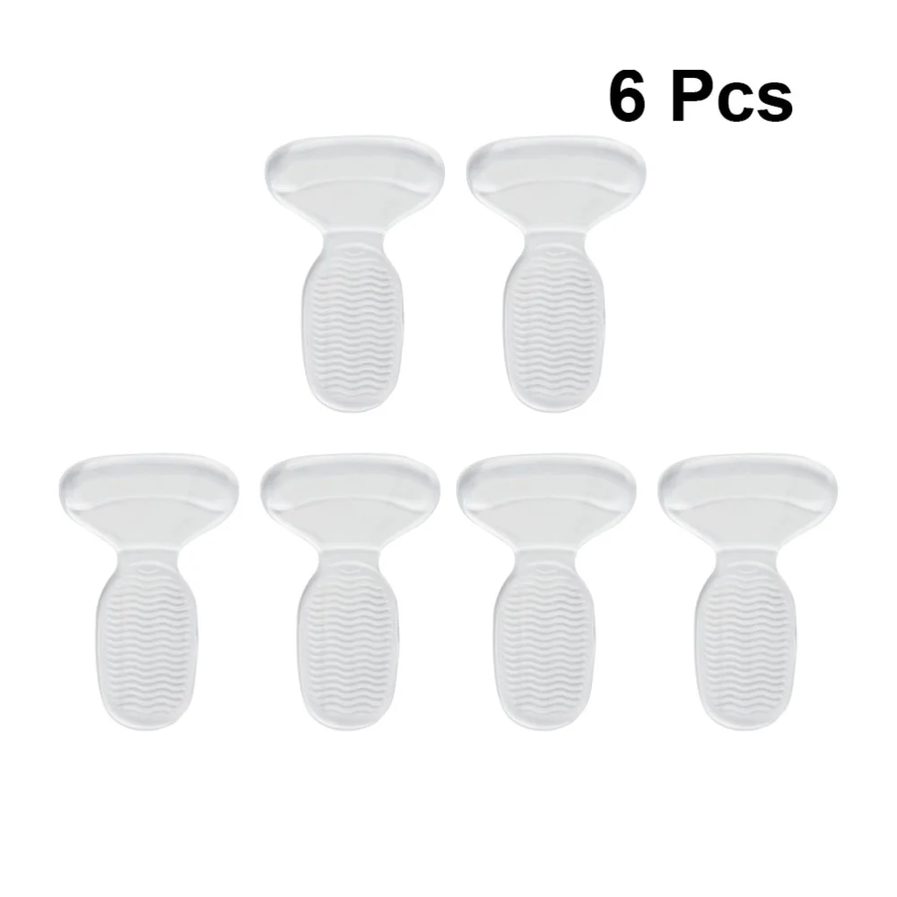 3Pairs of Silicone Gel Self Adhesive Shoe Heel Inserts Insoles Set Back Pads Cushion Liner Grip Protector