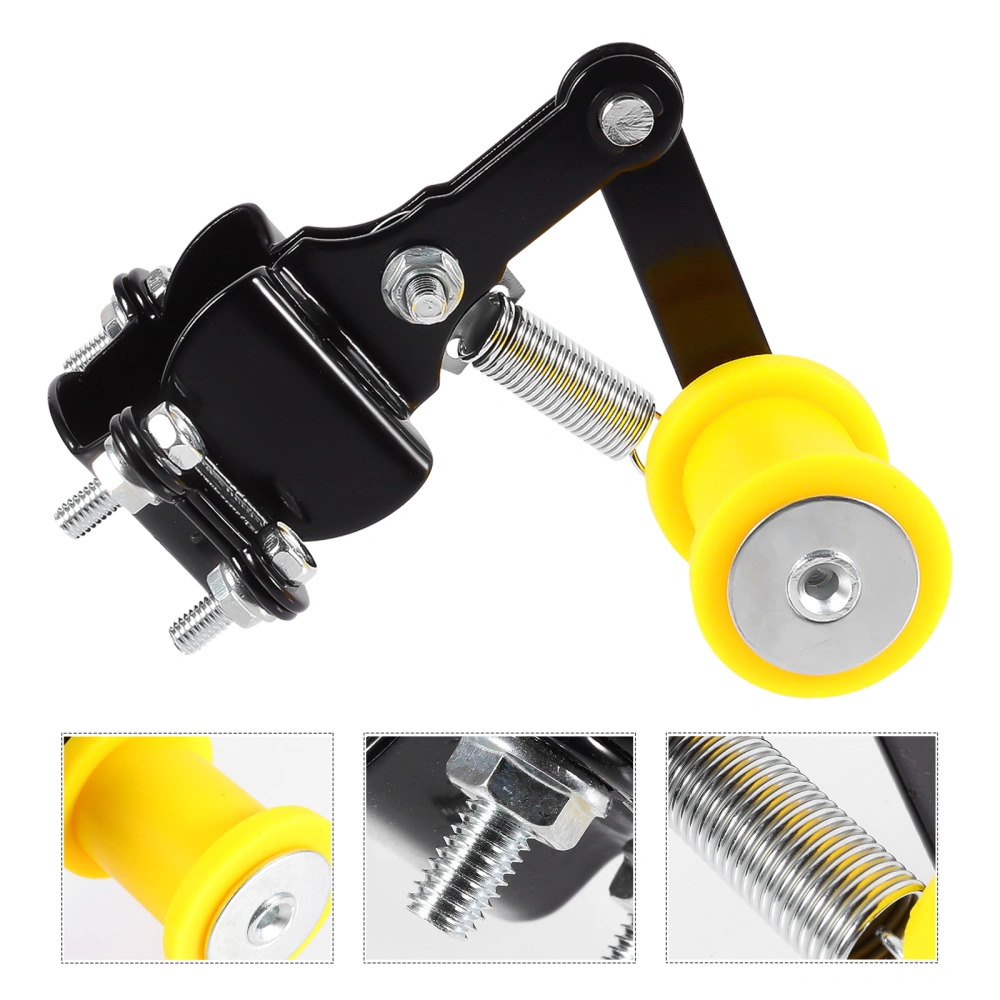 2pcs Chain Tensioner Tension Adjuster Guide Roller with Pulley Bracket Nut